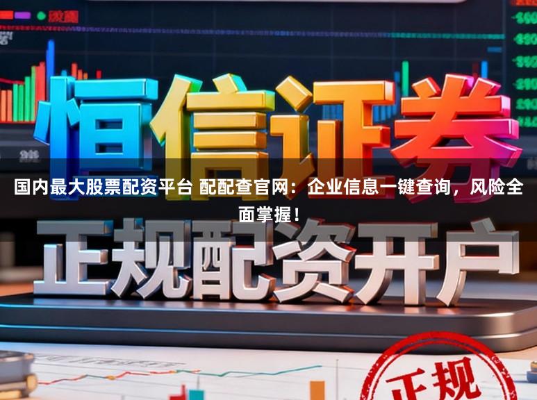 国内最大股票配资平台 配配查官网：企业信息一键查询，风险全面掌握！